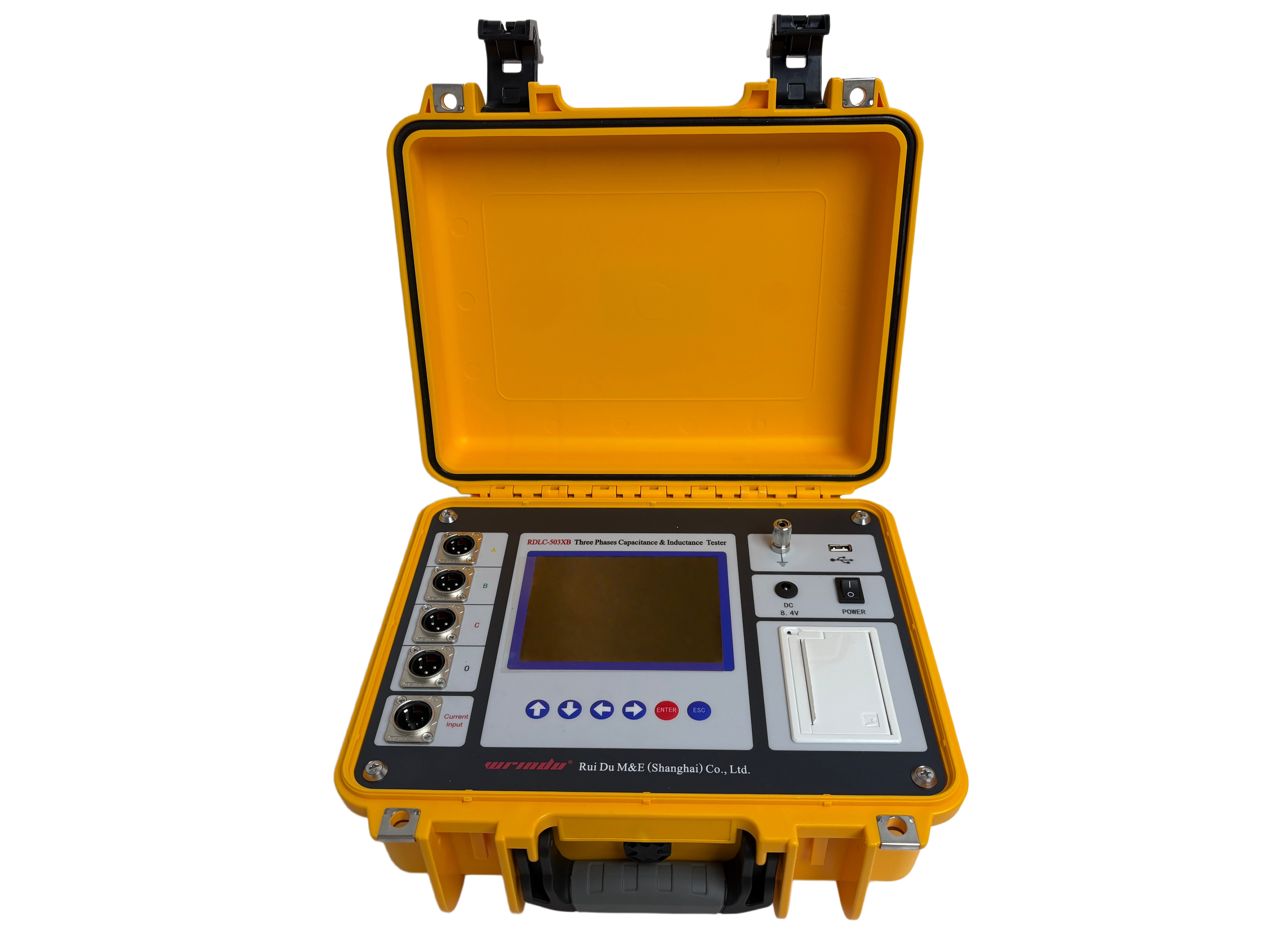 New Three Phases Capacitance and Inductance Tester