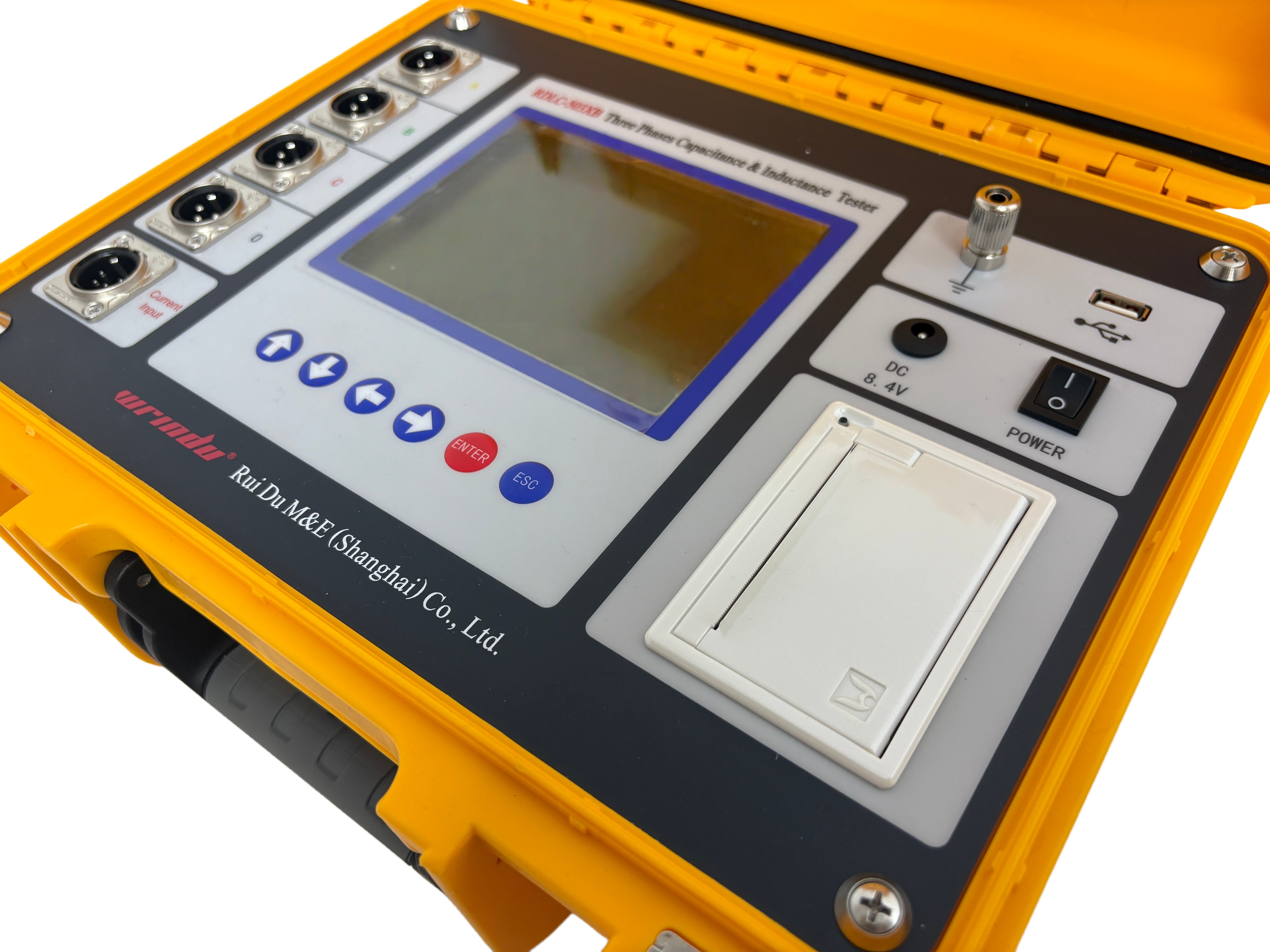 New Three Phases Capacitance and Inductance Tester