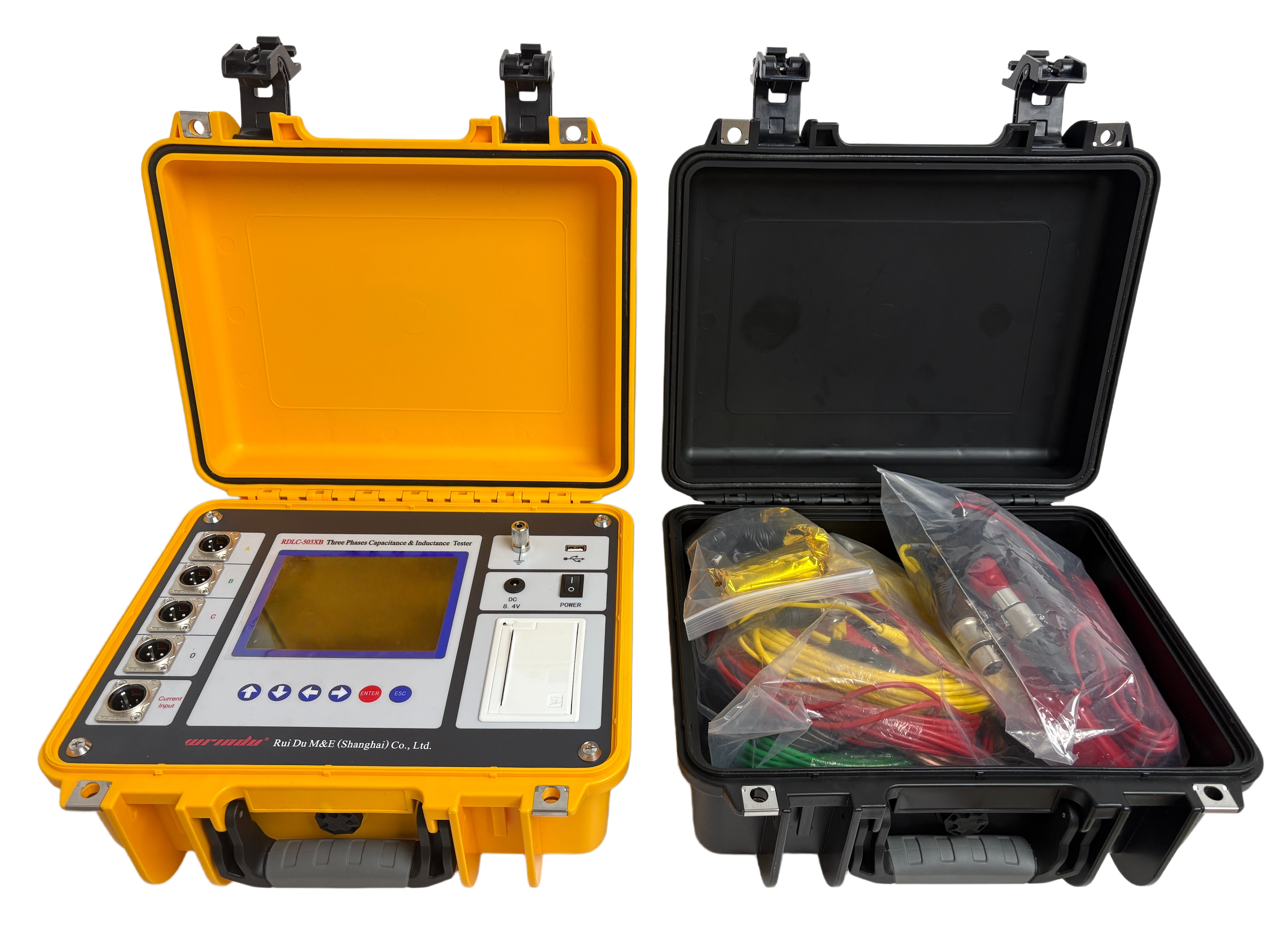 New Three Phases Capacitance and Inductance Tester