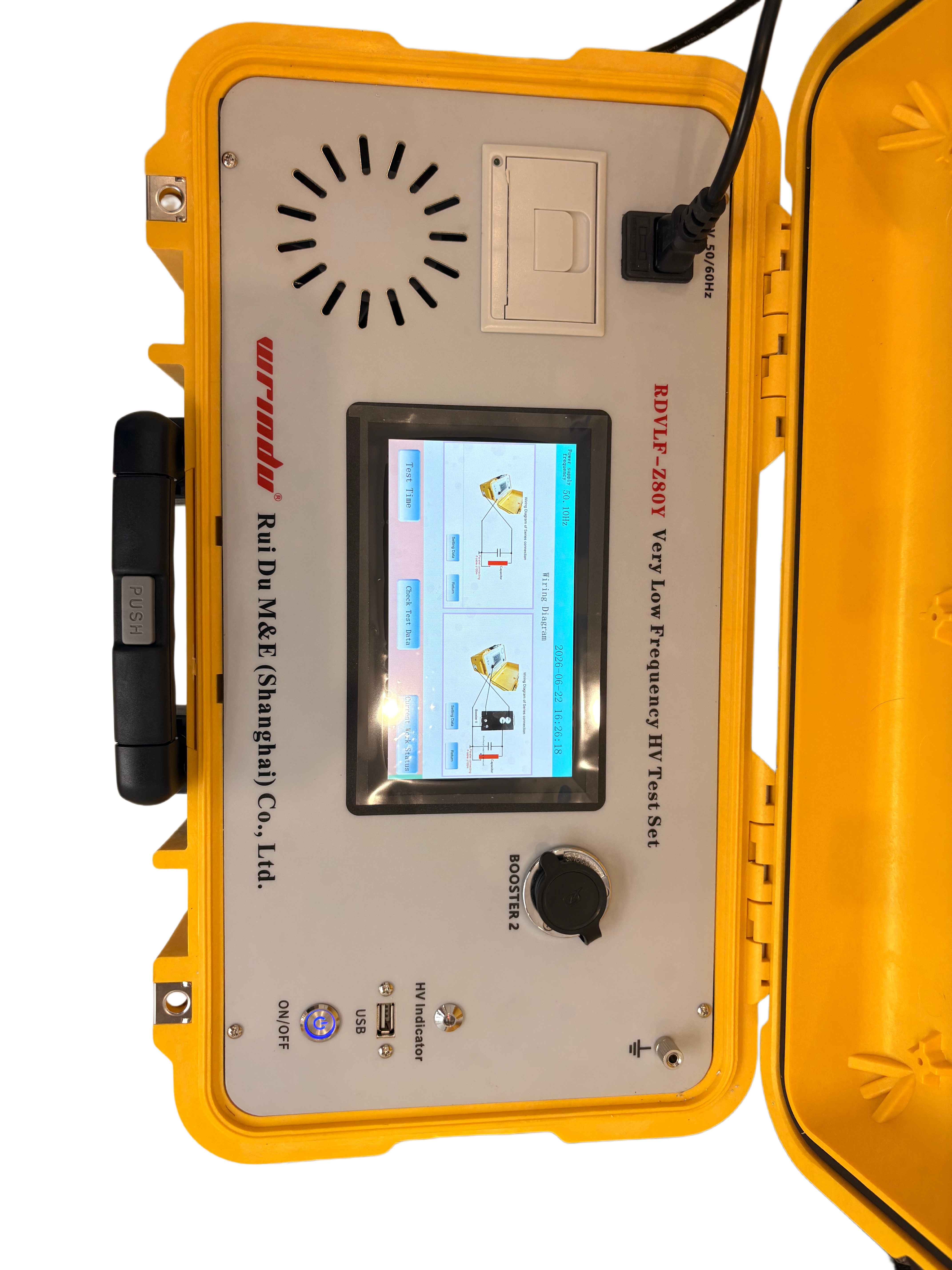RDVLF-Z80Y 80kV VLF AC Withstand Voltage Tester for Cable Testing