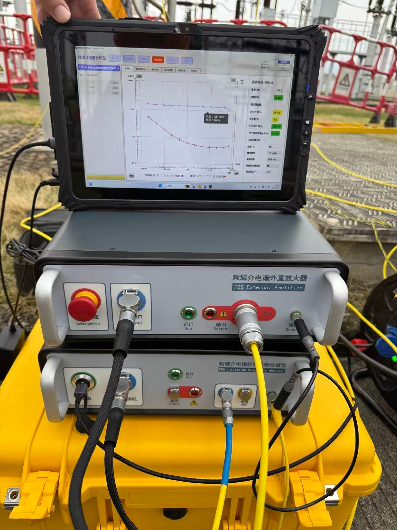 dielectric frequency response tester