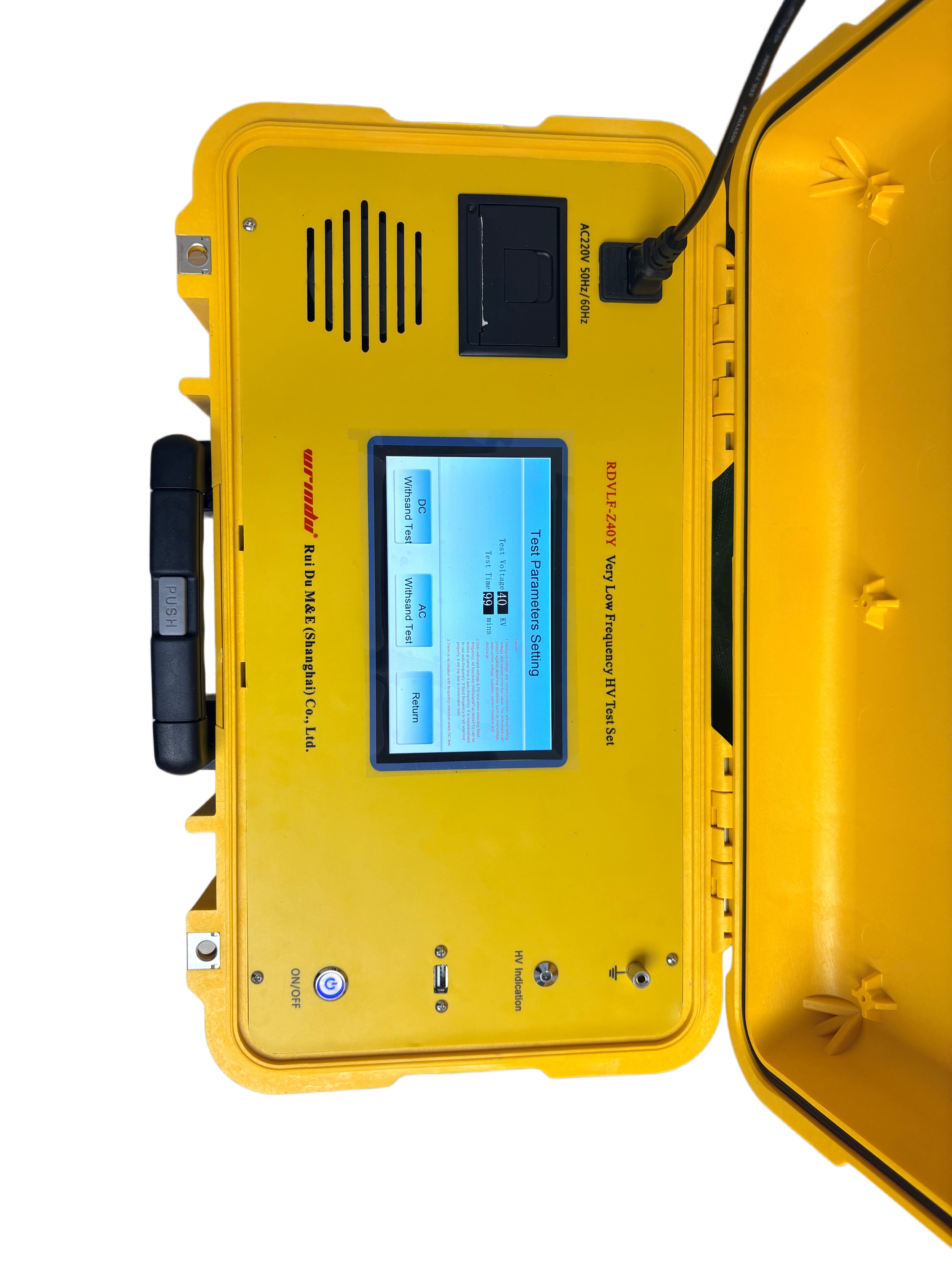 RDVLF-Z40Y VLF HV Withstand Voltage Tester