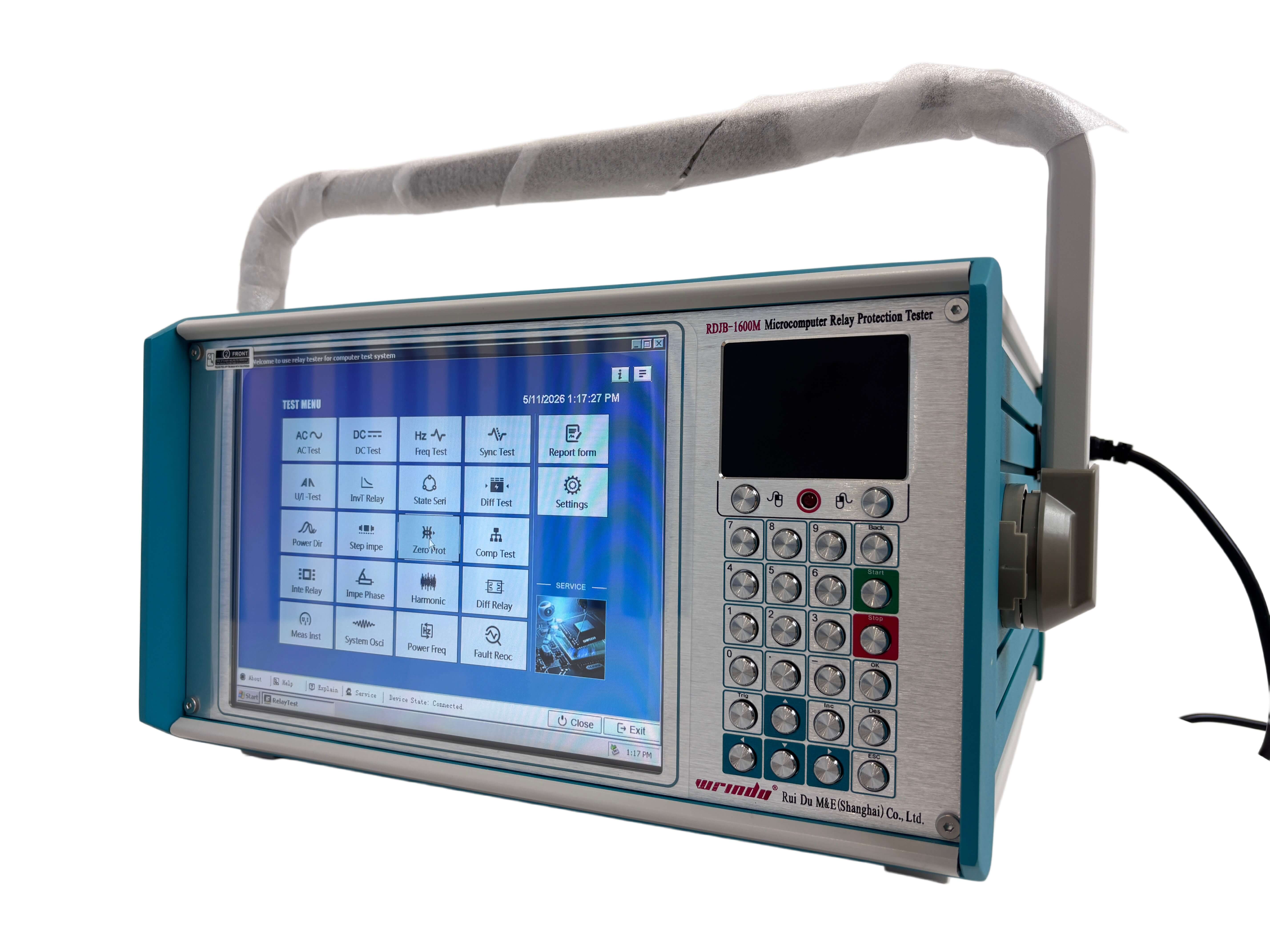 RDJB-1600M Six Phases Relay Protection Tester