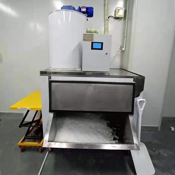 Machine à glace en flocons de 2 tonnes pour cafétéria