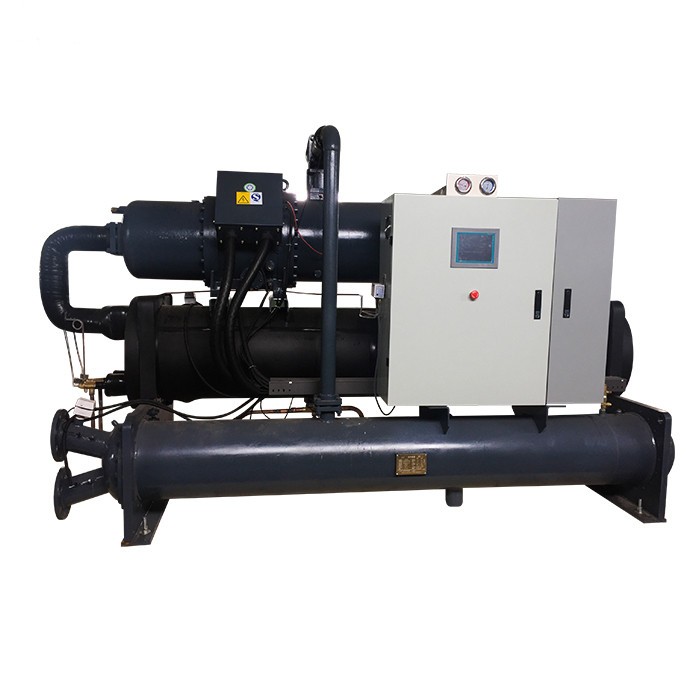 480 KW 160hp Anti - corrosion Water Cooled Screw Sea Water Chiller