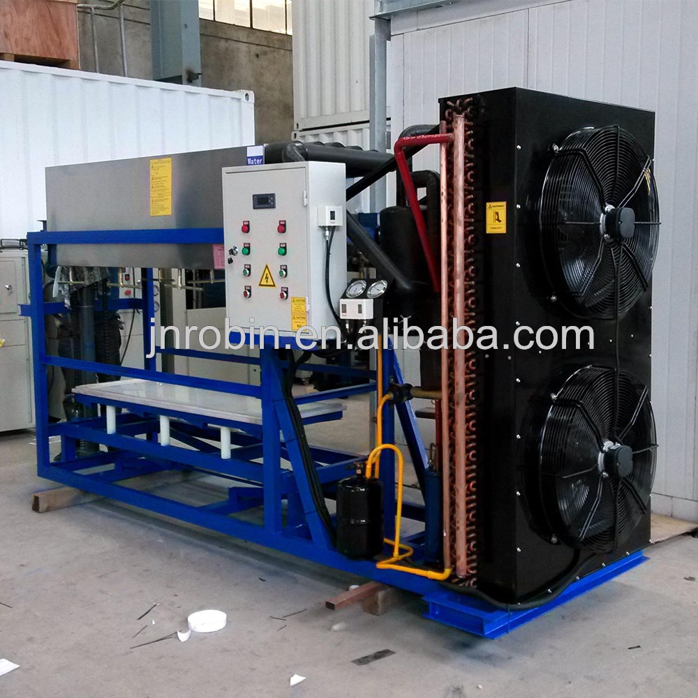 2 Ton Air cooling Directly Evaporated Ice Block Machine For Human Consumption