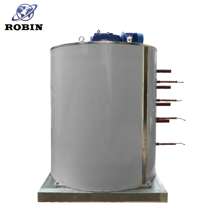 30 Ton Stainless Steel Flake Ice Machine System Evaporator