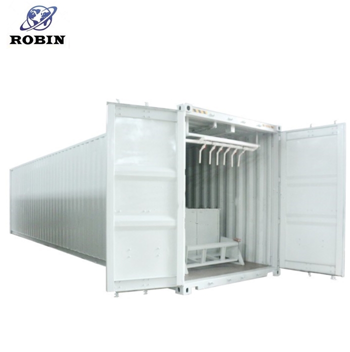 Mobile Industriecontainer-Eisblockmaschine