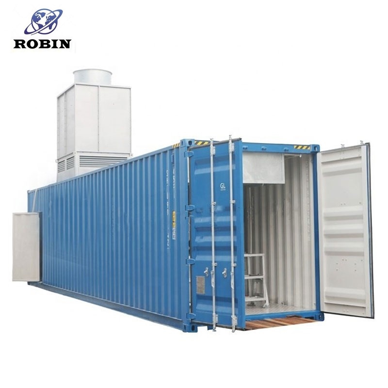 Machine à glace en bloc de conteneurs avec chambre froide