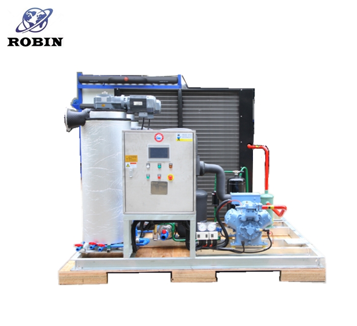 20 ton air cooling sea water salty water slurry ice machine for water pipe cleaning