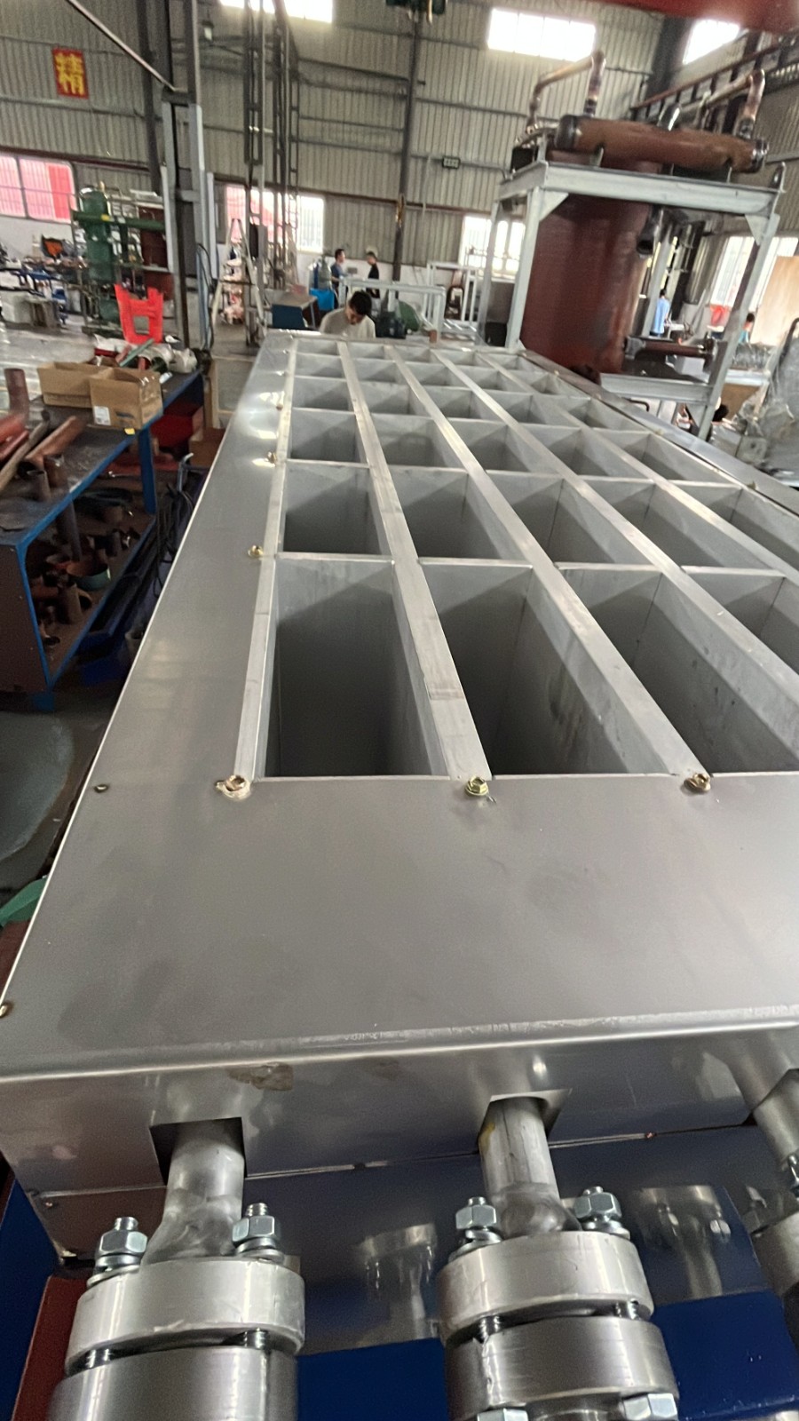 direct cooling block ice machine