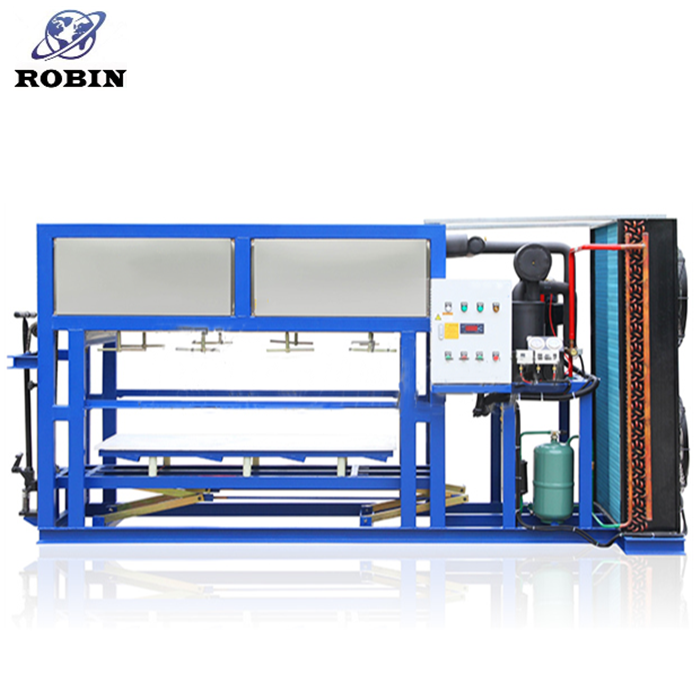 2 Ton Air cooling Directly Evaporated Ice Block Machine For Human Consumption