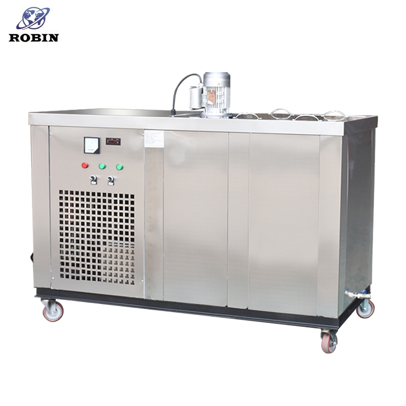 Máquina profesional de fabricación de bloques de hielo refrigerada por salmuera de 500 kg, precio comercial, máquina de fabricación de bloques de hielo