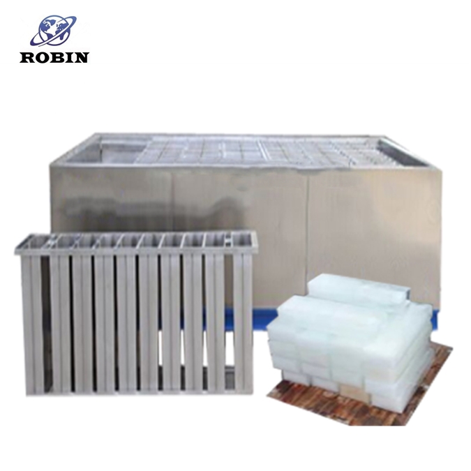 Китай Профессиональная 500-килограммовая машина для изготовления ледяных блоков с водяным охлаждением и водяным охлаждением, производитель
