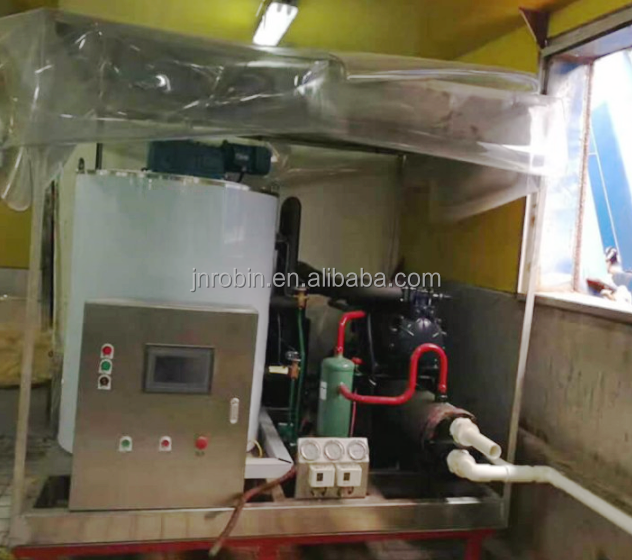 Sea Water Flake Ice Machine For Commercial Ship
