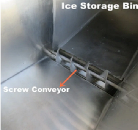 Industrial cube ice machines