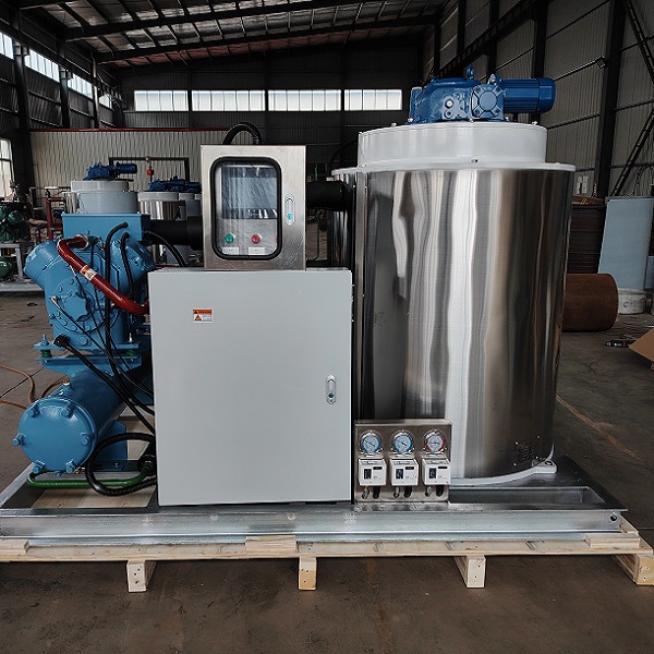 The 5-ton flake ice machine customized by Mauritania customer was completed