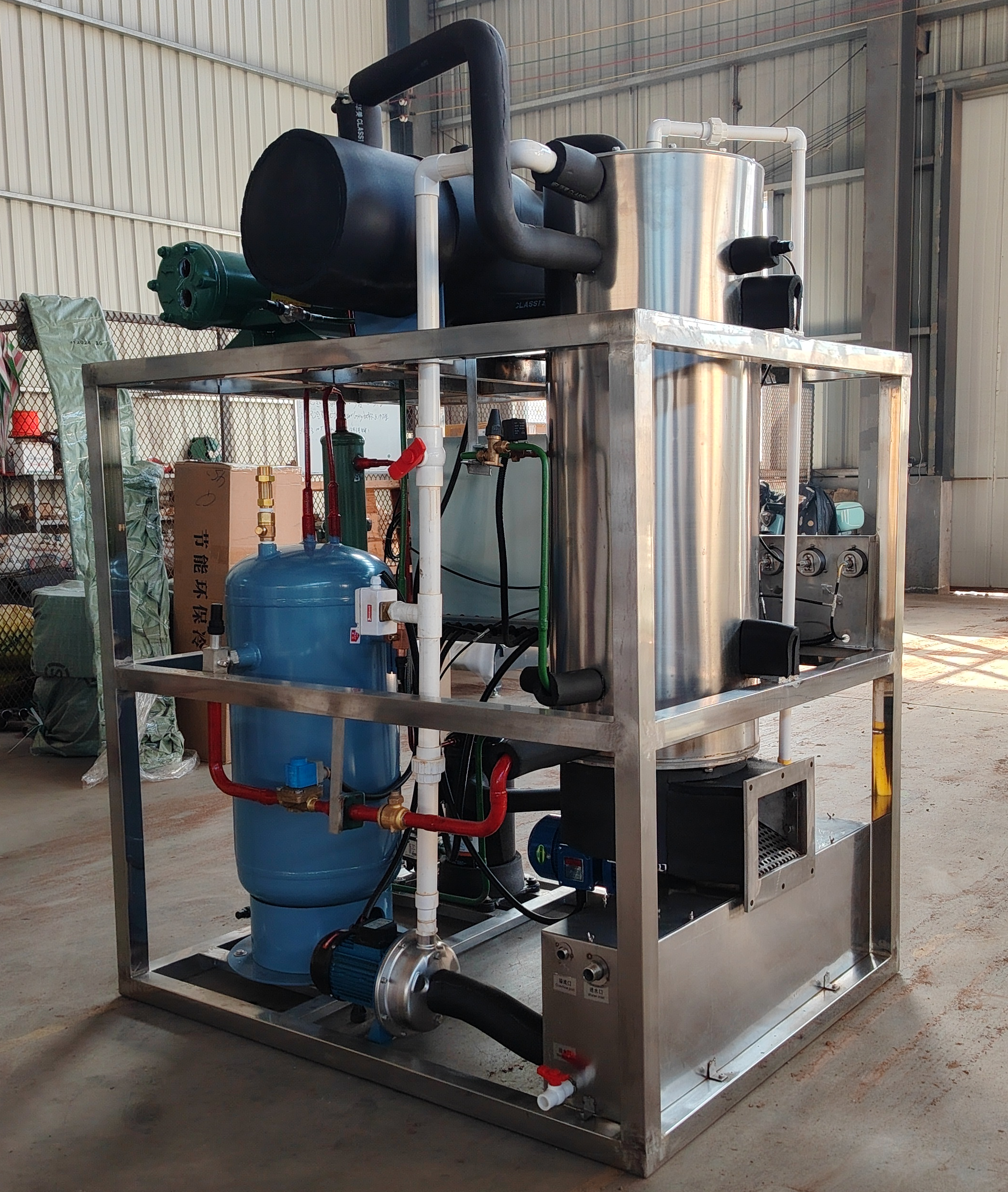 1 Ton/day Commercial Tube Ice Machine