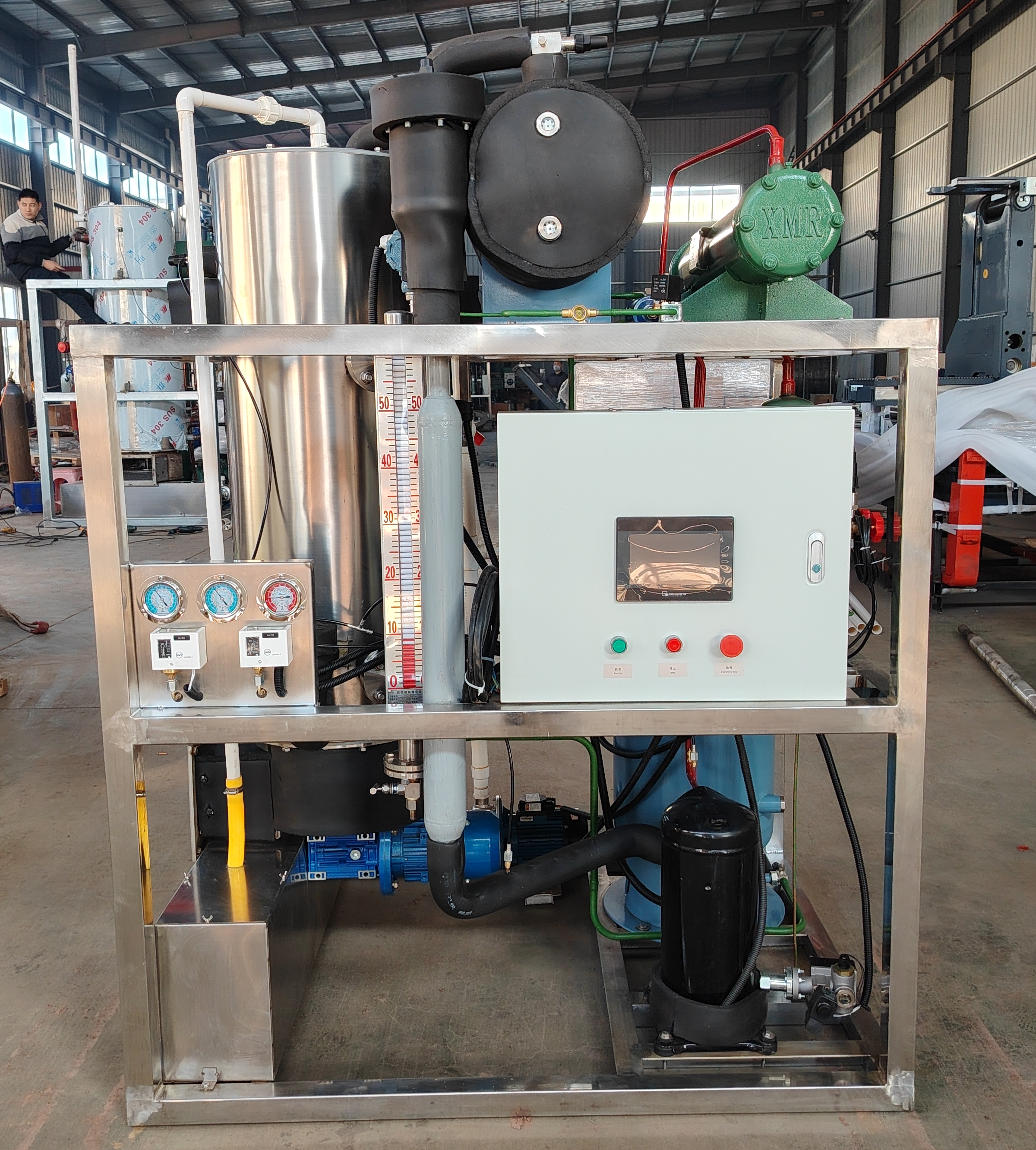 1 Ton/day Commercial Tube Ice Machine