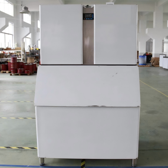 1 ton commercial cube ice machine shipped