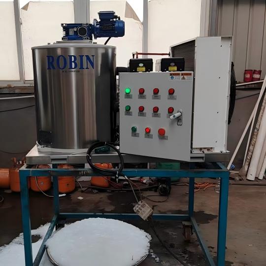 1 ton flake ice machine shipped to Gabon