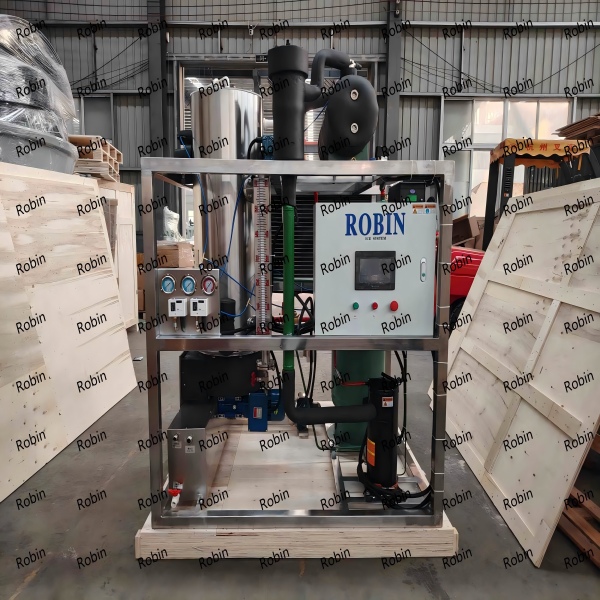 1T Tube Ice Machine Ordered by Mexican Client Shipped