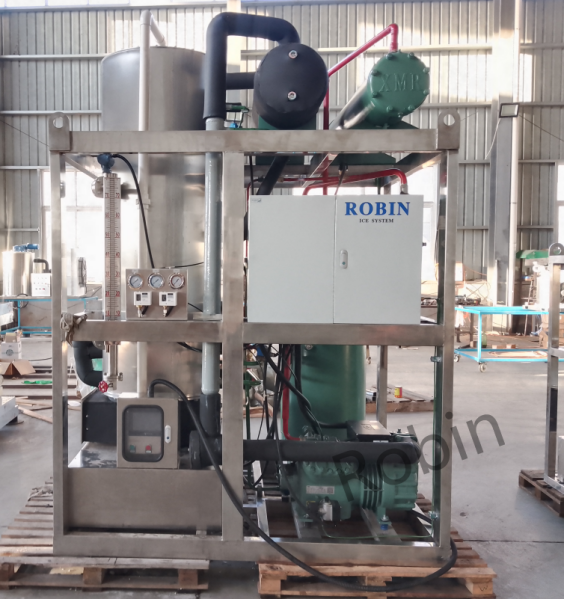 máquina para hacer hielo en tubos