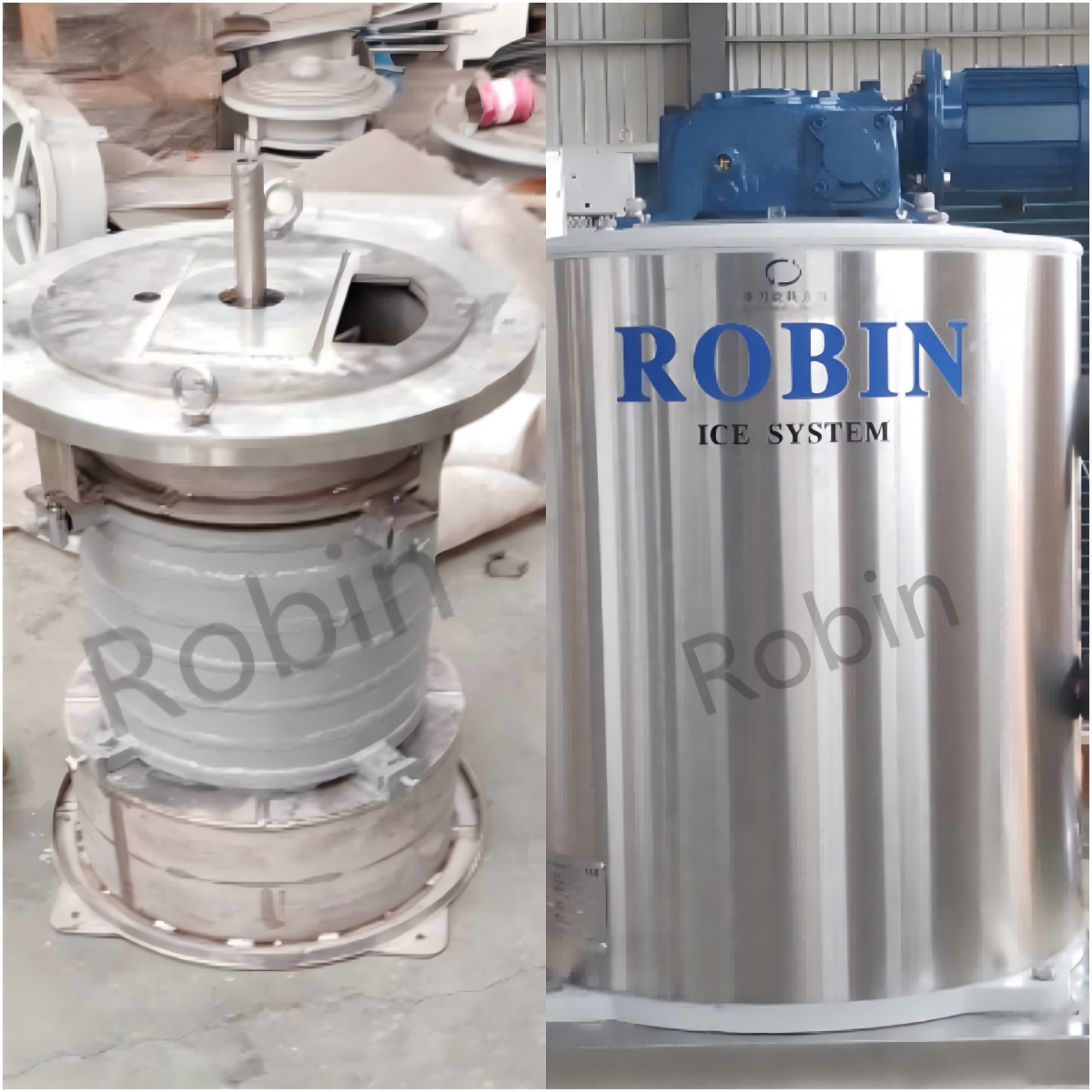 1t flake ice machine evaporator