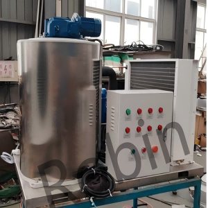 The 1.5T flake ice machine ordered by the Tajikistan customer has been successfully completed