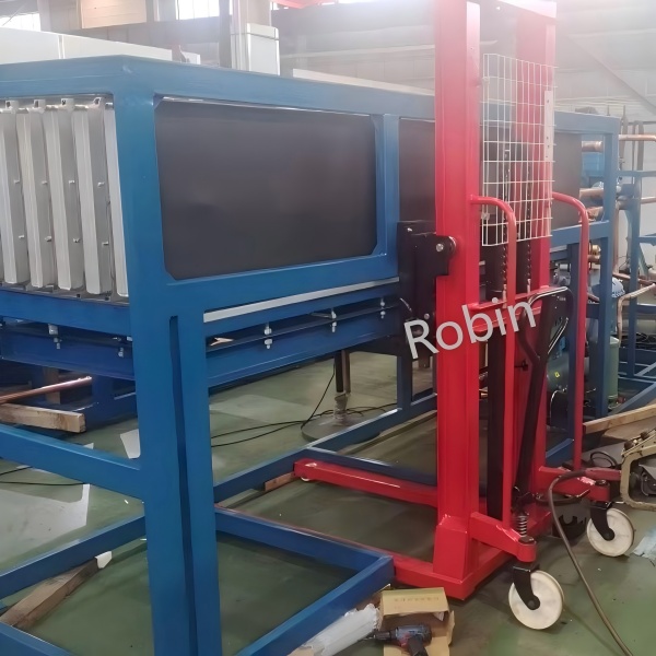 Customised 3t Direct-Cool Brick Ice Machine for Zimbabwean Client Underway