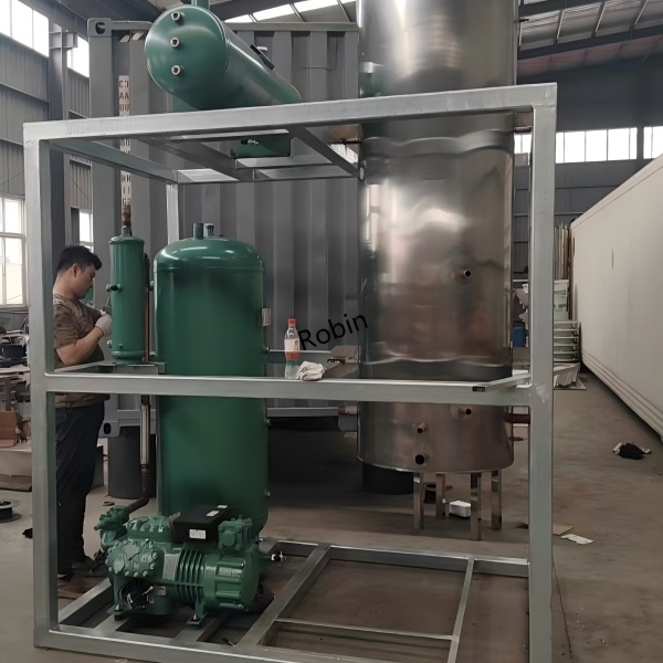 10-Ton Integrated Tube Ice Machine Ready for Shipment: Spanish Customer Order Nears Delivery
