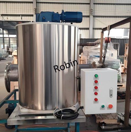 Se ha completado la producción del evaporador de la máquina de hielo en escamas de 2T para el cliente australiano