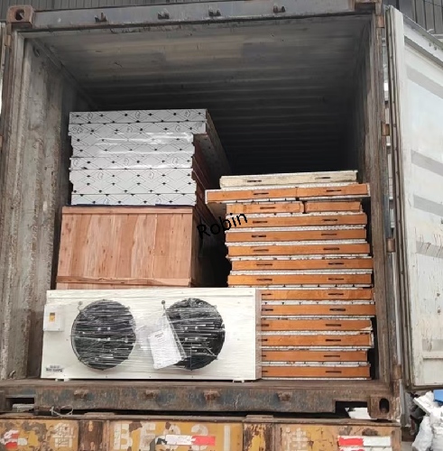 Cameroonian Client's Order for Cube Ice Machine and Cold Storage Equipment Successfully Shipped