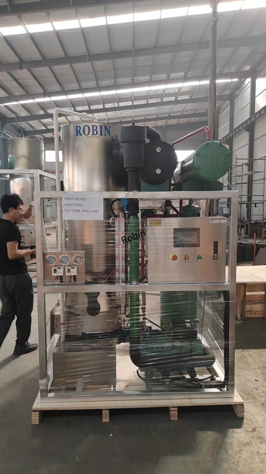 Máquina de hielo tubular