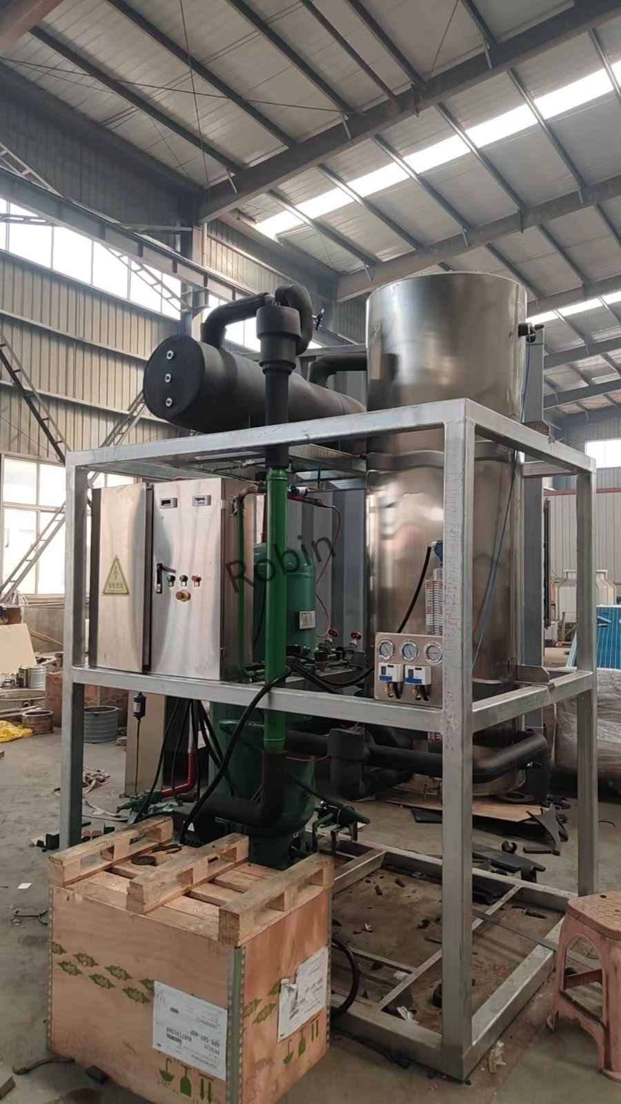 Máquina de hielo tubular