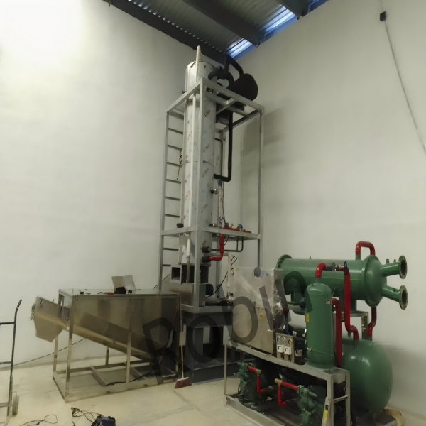 The 20-ton tube ice machine ordered by our Mexican client has been successfully installed