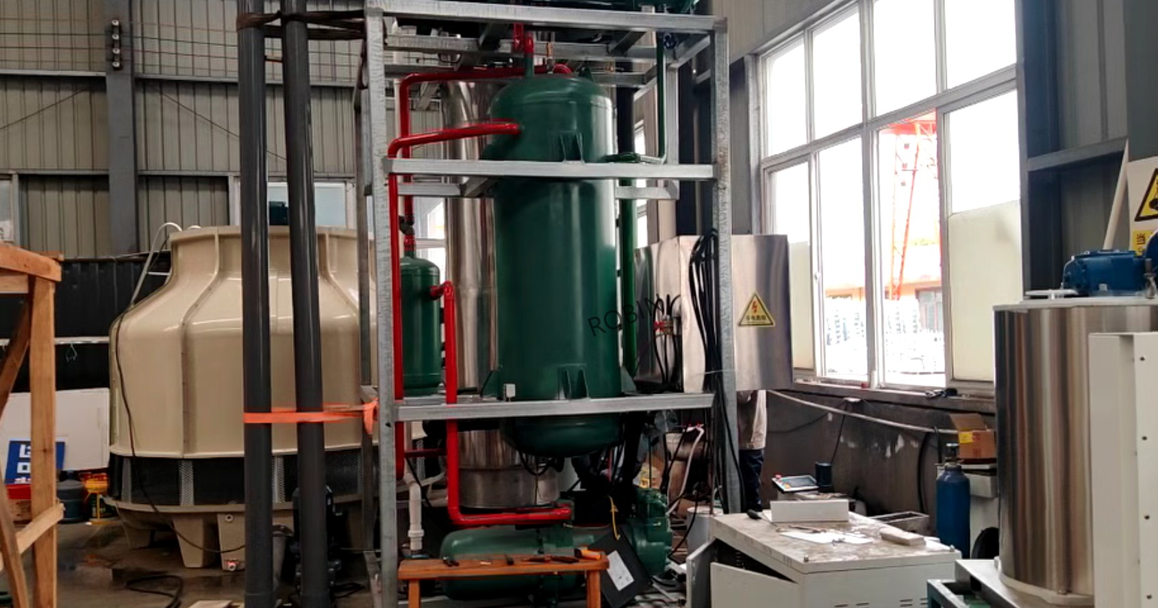 Máquina de hielo tubular