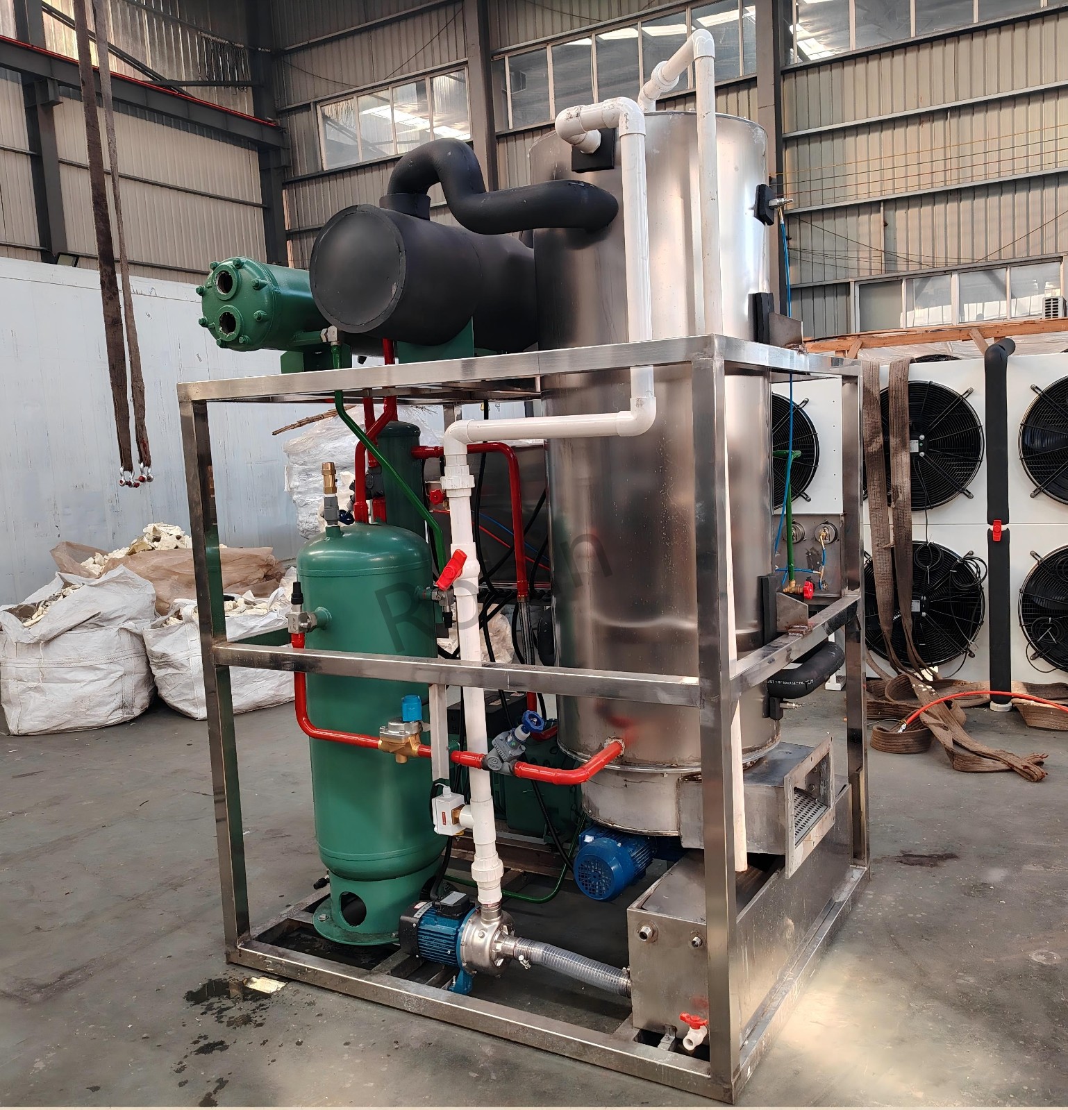 Máquina de hielo tubular de 5 t