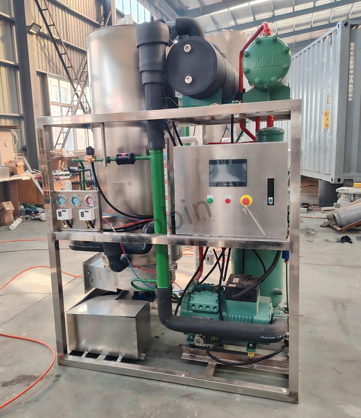 Máquina de hielo tubular