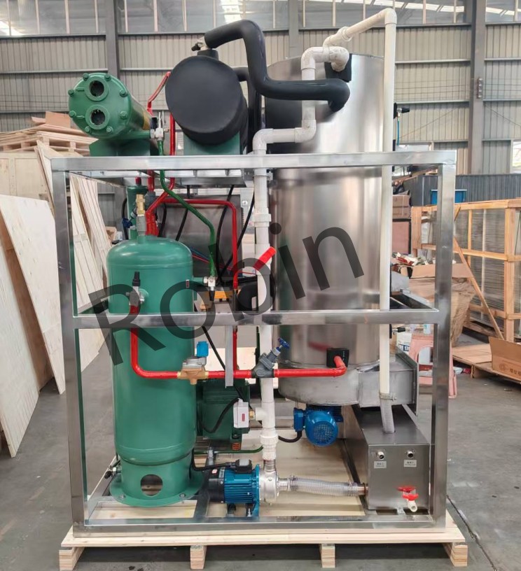 Máquina de hielo tubular industrial