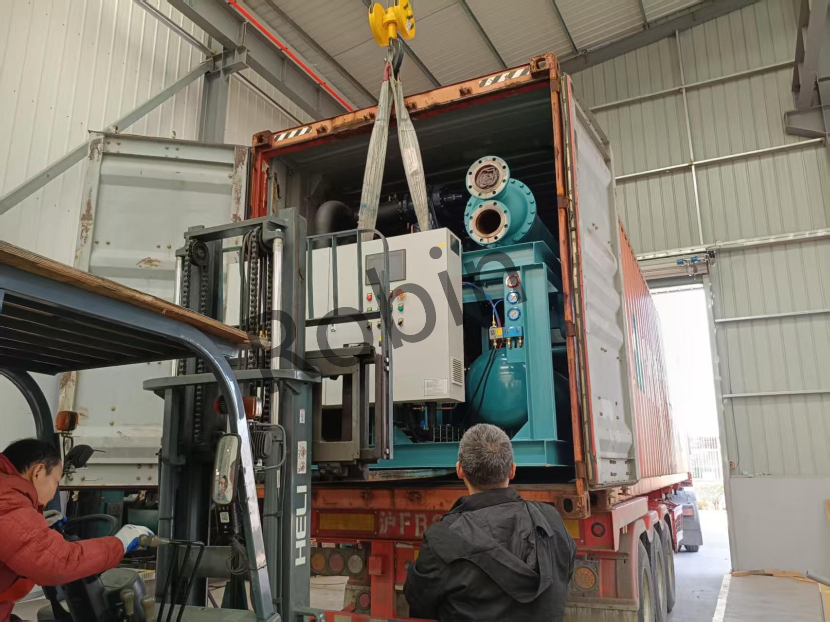 Máquina de hielo en bloques con refrigeración directa de 30 días