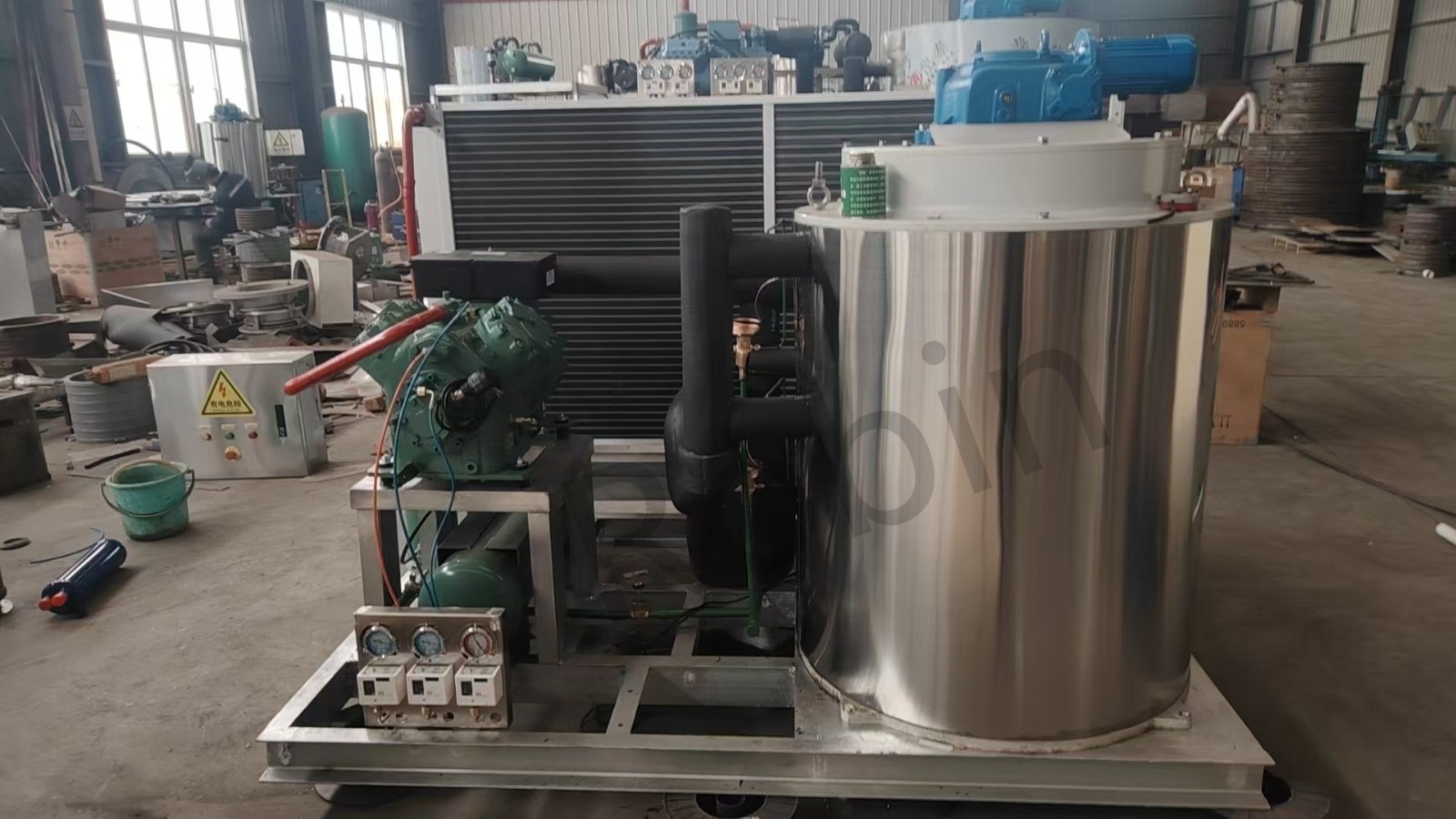 Máquina de hielo en escamas de 10 t