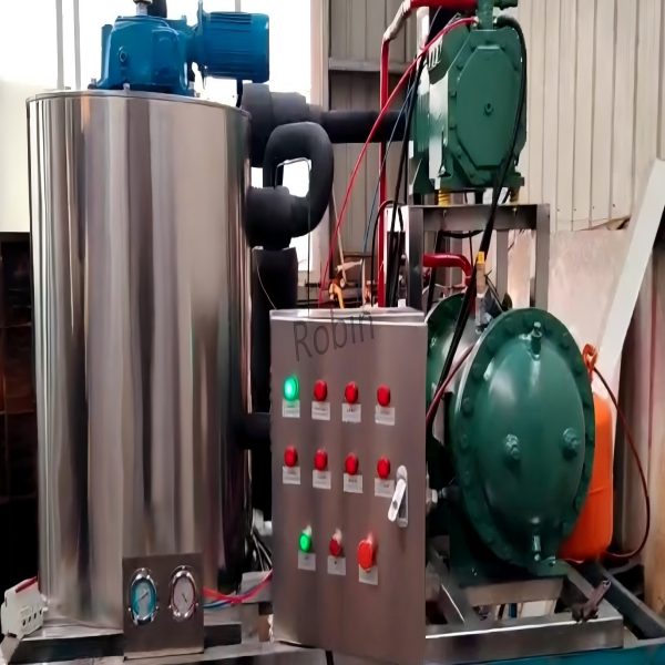 Se ha completado con éxito la producción de una máquina de hielo en escamas de agua de mar de 2 toneladas para un cliente estadounidense