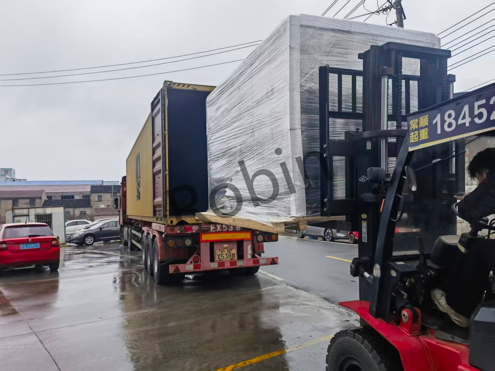 Máquina industrial de hielo en cubitos