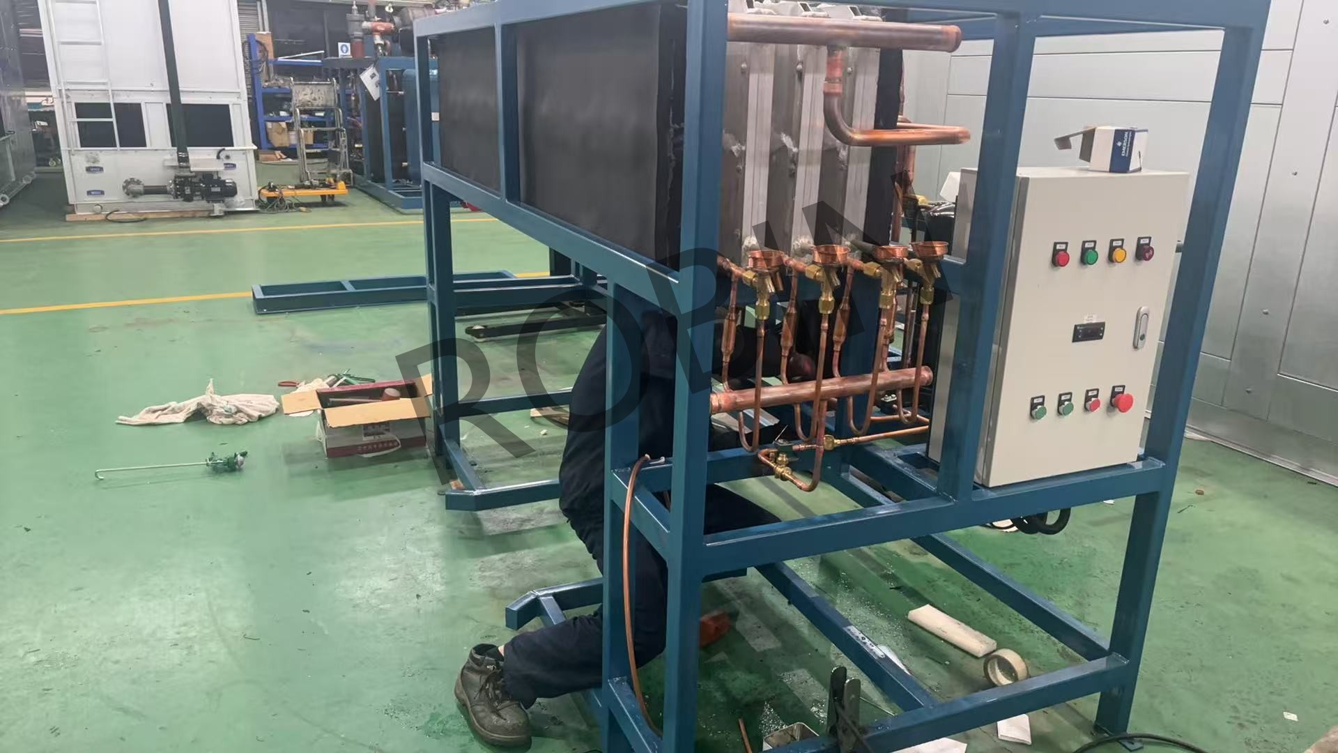 10t direct-cooling block ice machine