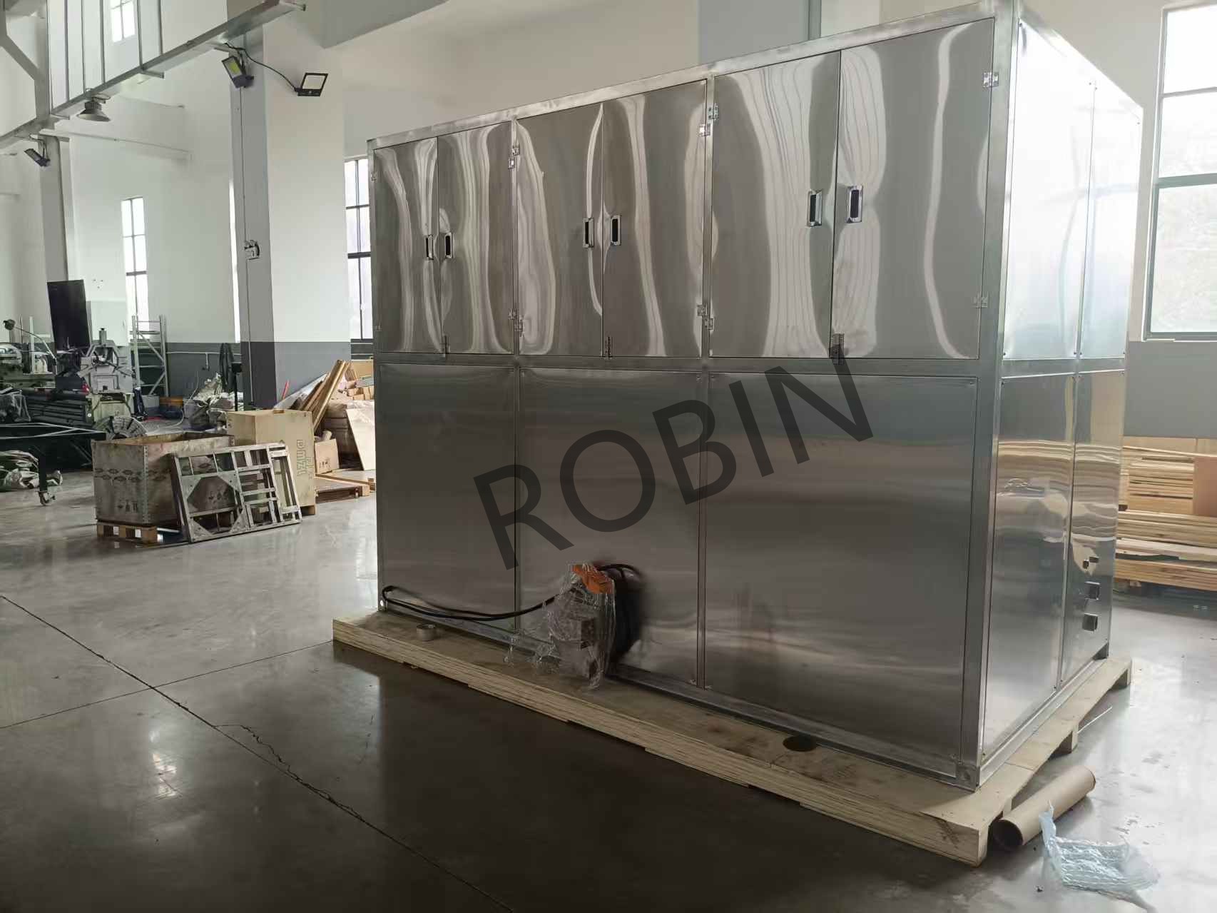 Máquina de hielo en cubos