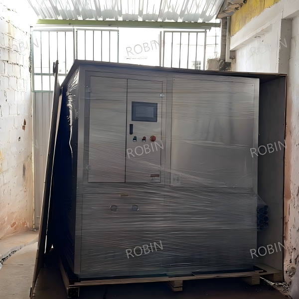 The 2-ton ice machine arrived in Mexico successfully and was highly praised by the customer.