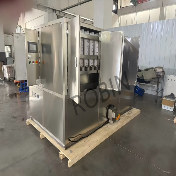 Máquina de Hielo en Cubos Personalizada de 5 Toneladas para Arabia Saudita Supera con Éxito la Prueba de Fábrica