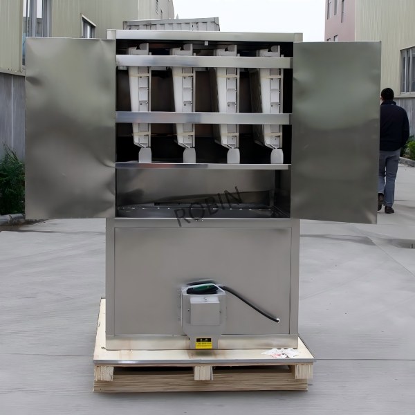 Máquina de Hielo Cúbico de 1 Tonelada Fabricada y Finalizada con Éxito