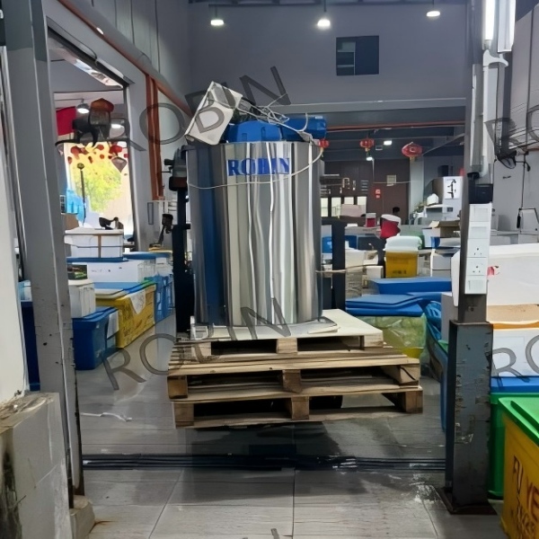 2.5T Flake Ice Evaporator Commissioned Successfully in Malaysia